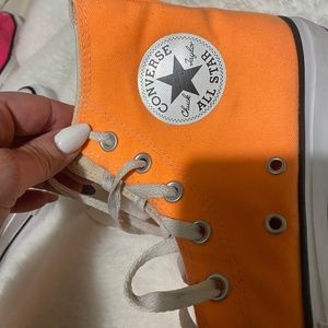 Orange converse